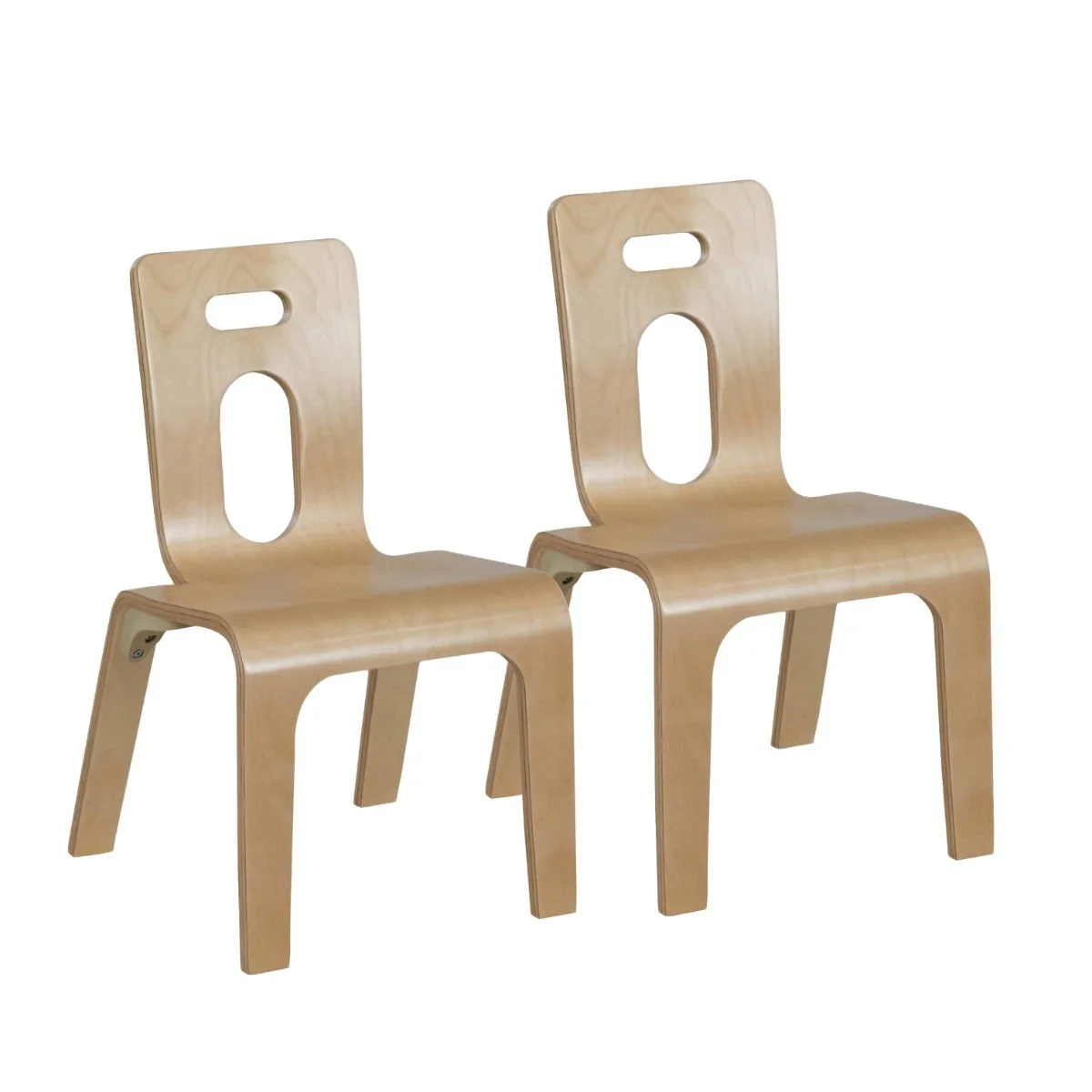 12in Bentwood Chair Pack of 2