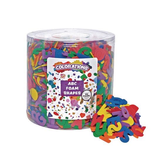 ABC Foam Shapes In a Bucket 1/2 Lb
