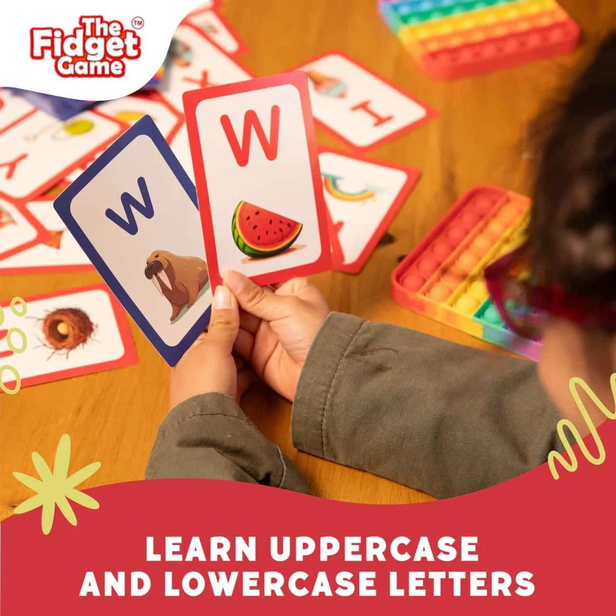 ABC: Learn Uppercase & Lowercase Letters Card Pack - Image 4