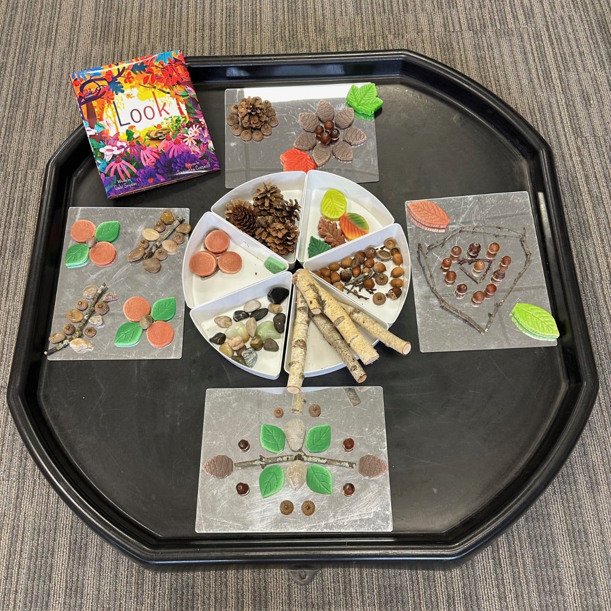 Acrylic Mirror Trays Set of 6 - Image 4