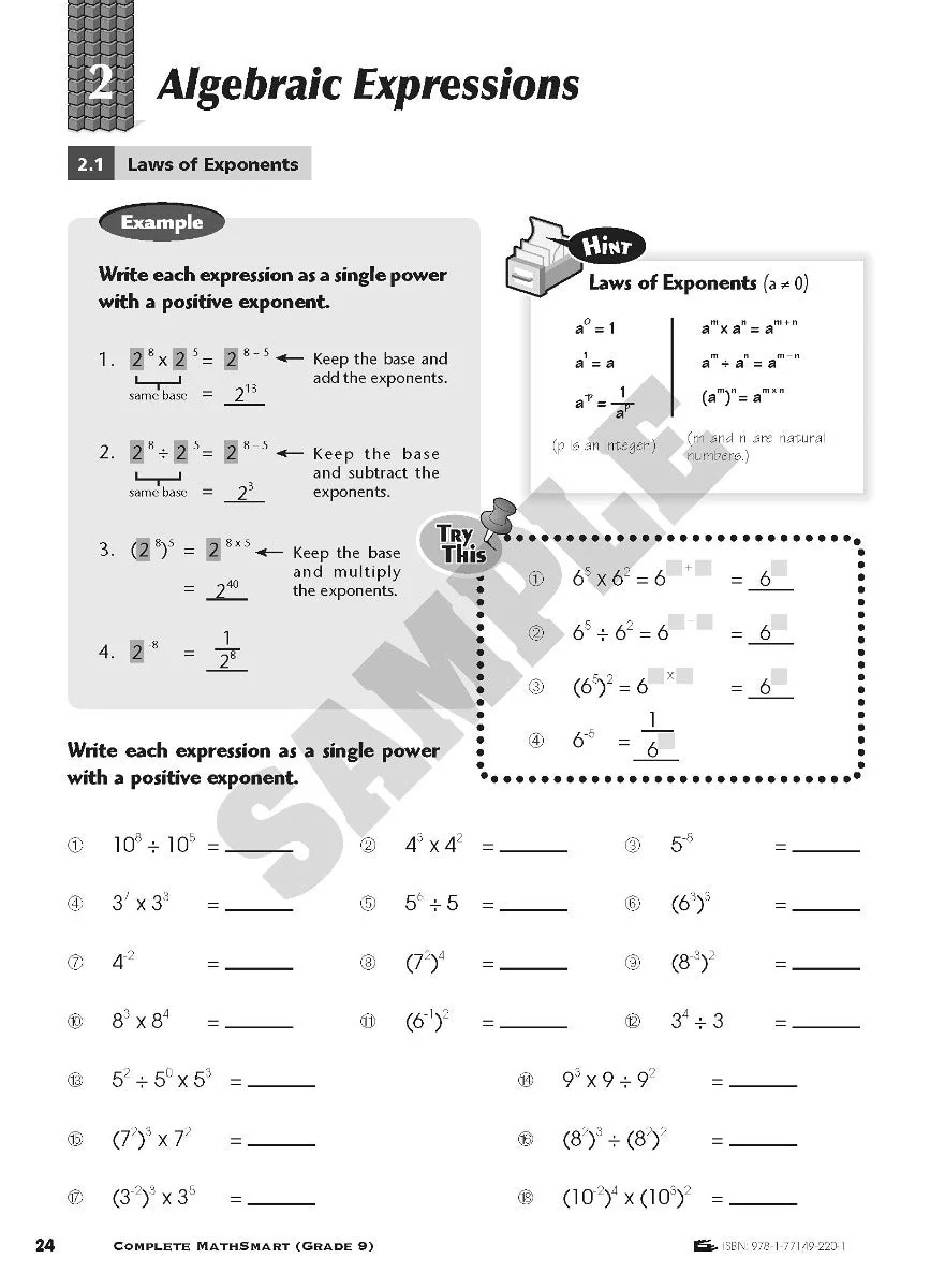 Advanced Complete MathSmart - Image 16