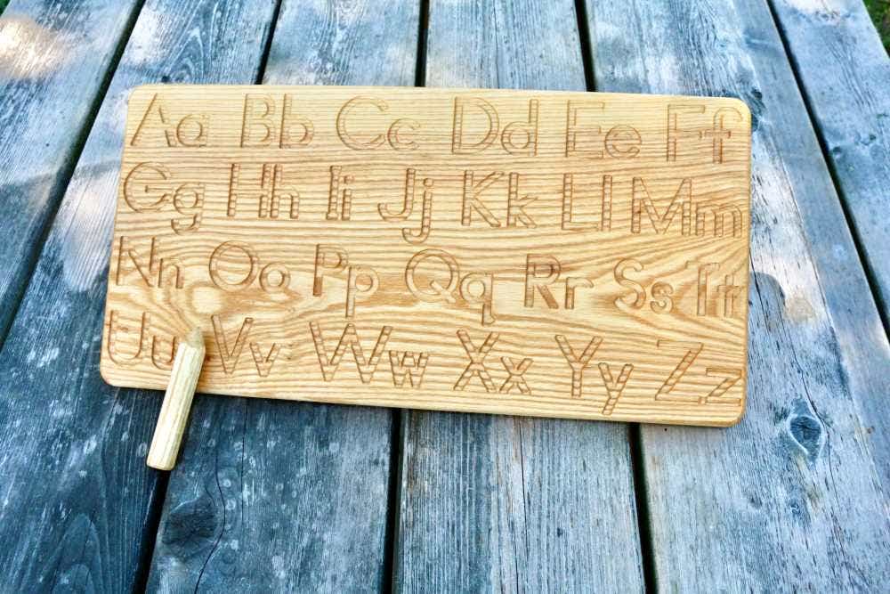 Alphabet Tracing Board with Stylus by Naturally Inspired Play - Image 2