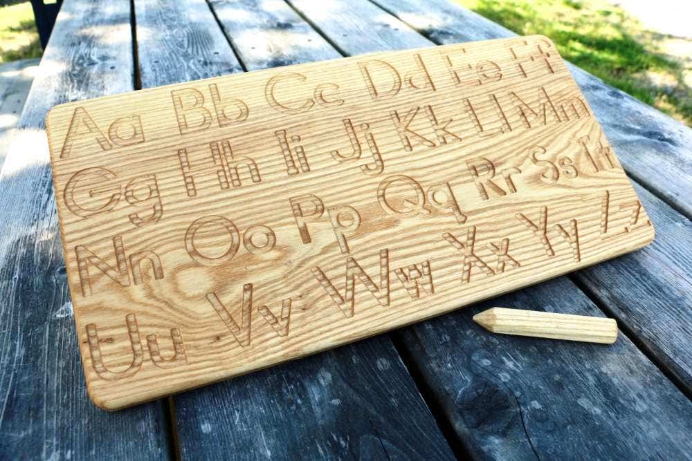 Alphabet Tracing Board with Stylus by Naturally Inspired Play - Image 3