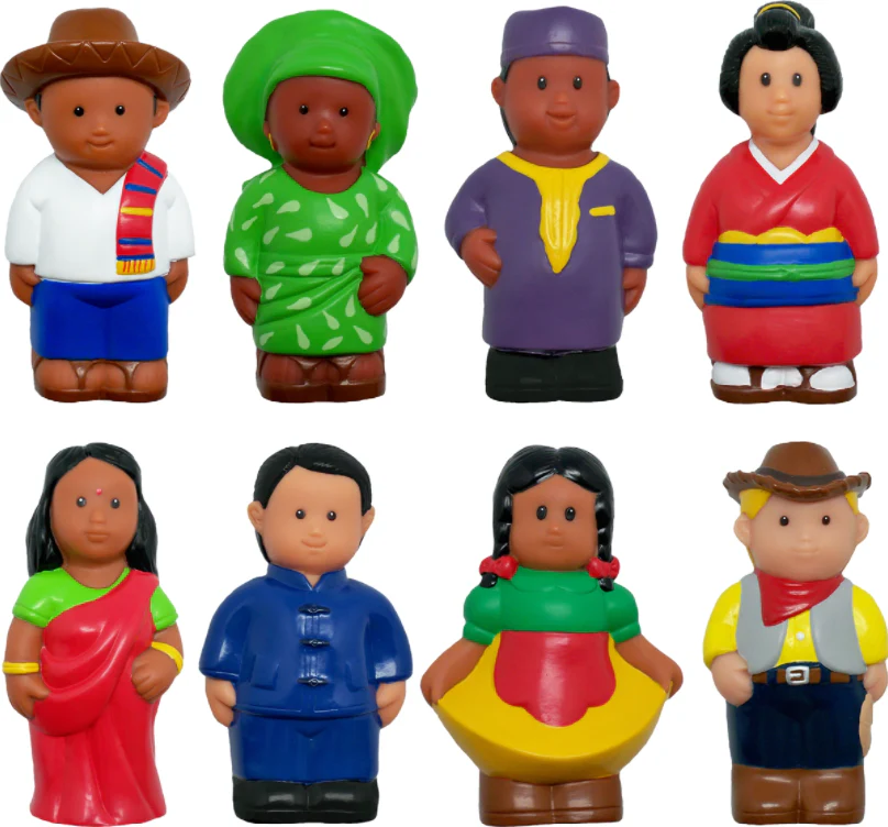 Around the World Figures Set of 8