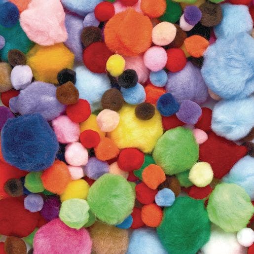 Big Bag Of Pom-Poms 1 Lb - Image 4