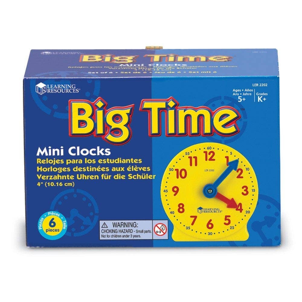 Big Time Geared Mini Clocks Set of 6 - Image 3