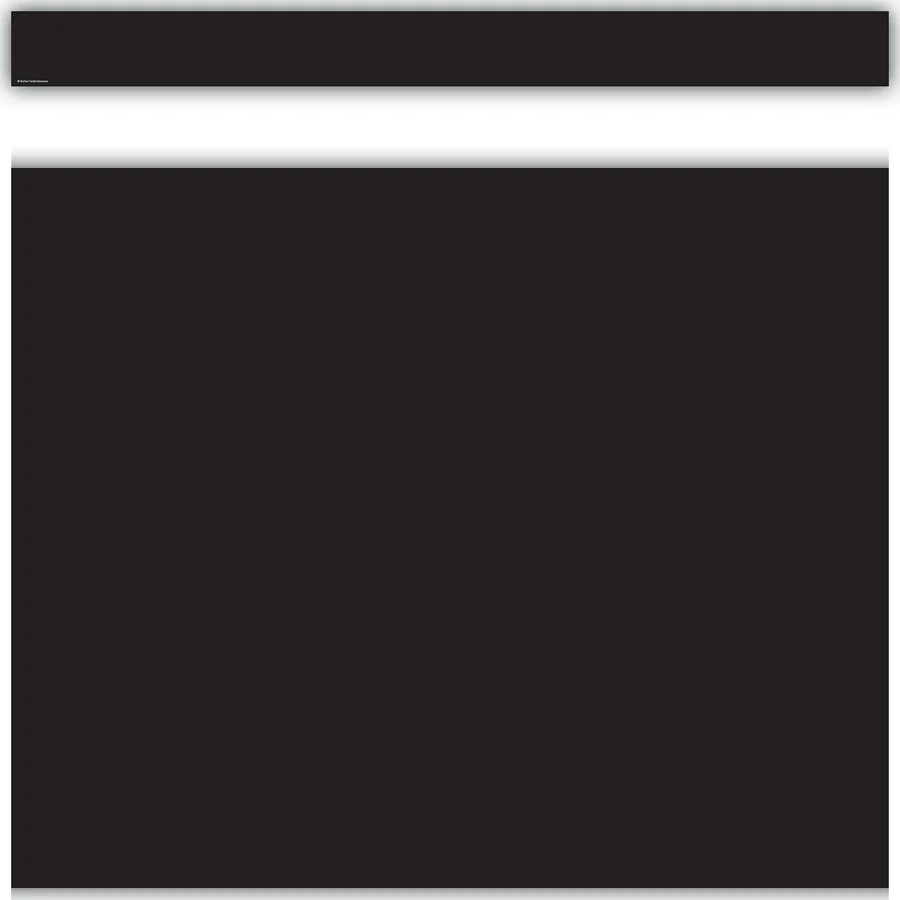 Black Straight Border Trim