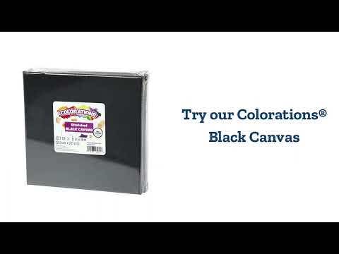Black Stretched Canvas 8 X 8 3pk - Image 6