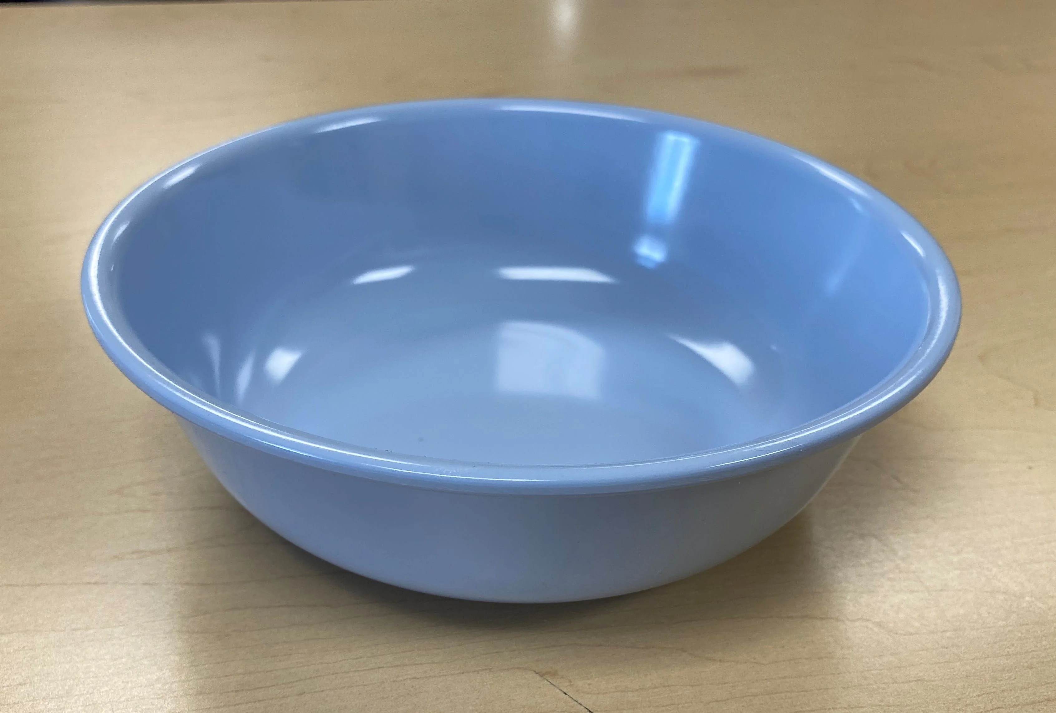 Blue Round Serving Bowl 1qt Heavy Duty - Image 2