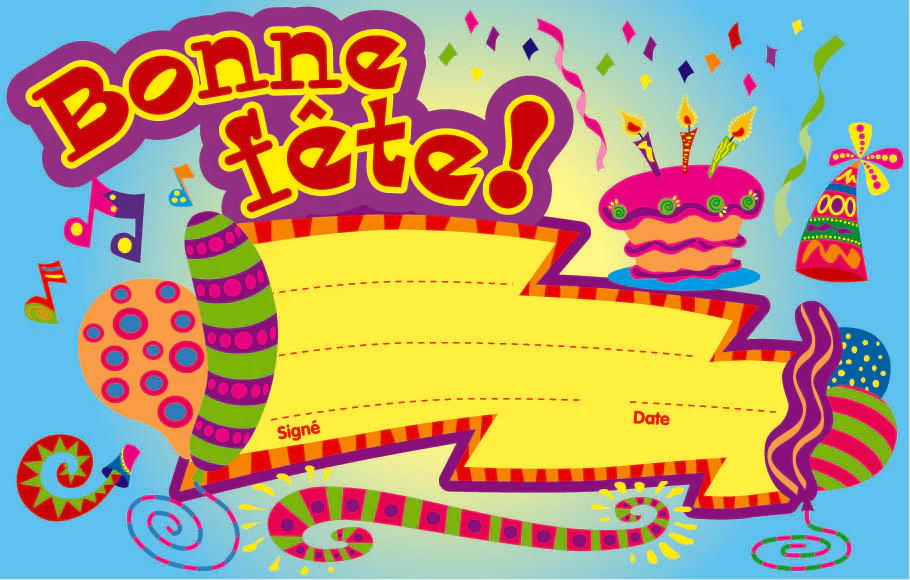 Bonne Fete Certificates