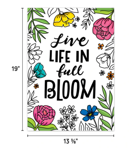 Bright Blooms Inspire U 4 Posters - Image 3