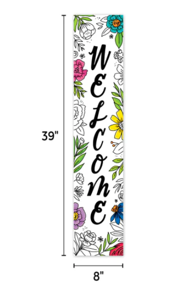 Bright Blooms Welcome Banner - Image 3