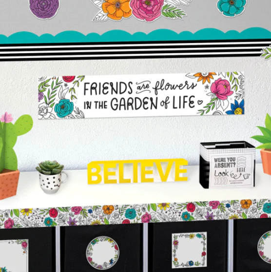 Bright Blooms Welcome Banner - Image 5