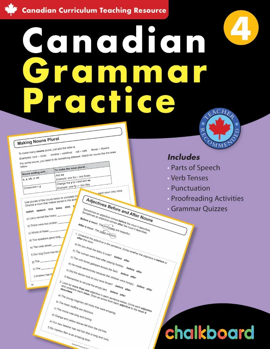 Canadian Grammar Practice Gr. 4