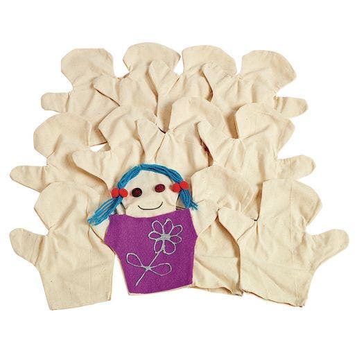 Canvas Person Puppets Set of 12 - Image 2