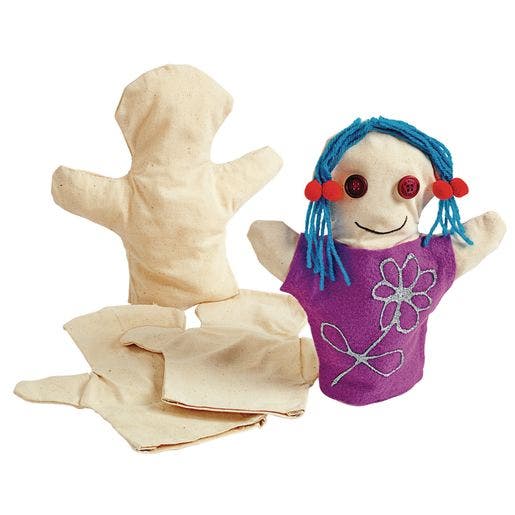 Canvas Person Puppets Set of 12 - Image 3