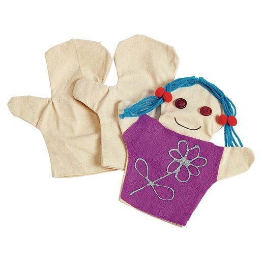 Canvas Person Puppets Set of 12 - Image 4