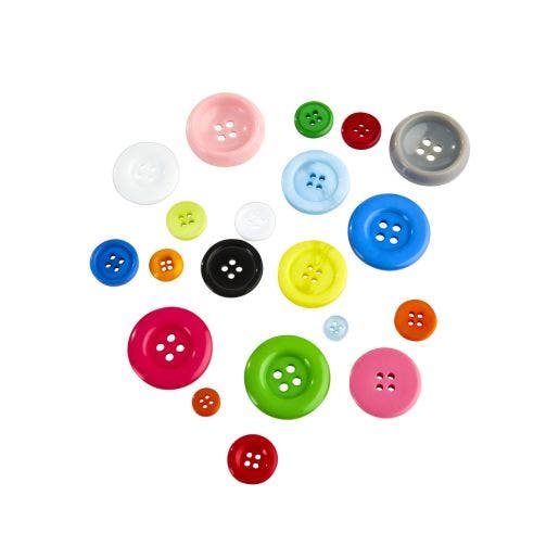 Colorations Assorted Grandmas Buttons 1lb - Image 2