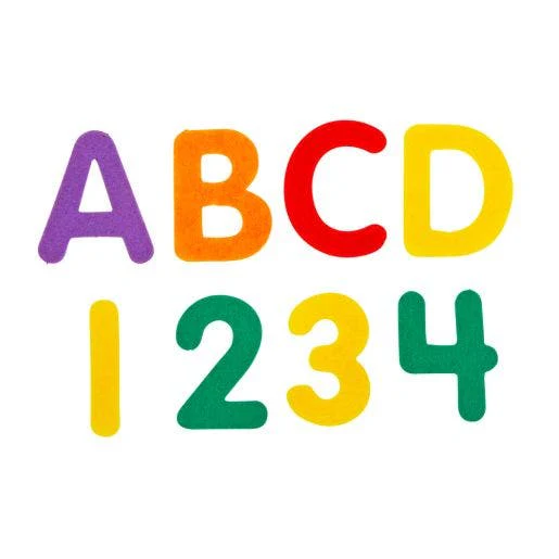 Colorations Felt Letters & Numbers - Image 2