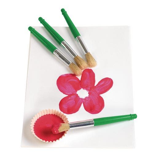 Colorations Jumbo Chubby Paint Brushes 4 pcs - Image 3