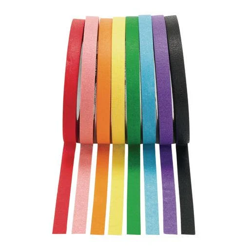 Colorations Masking Tape 1/2 inch 8 Colors - Image 3