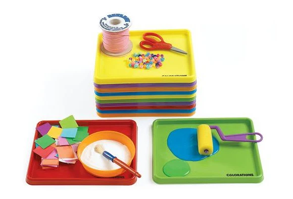 Colorations Mini Art Trays Set of 12