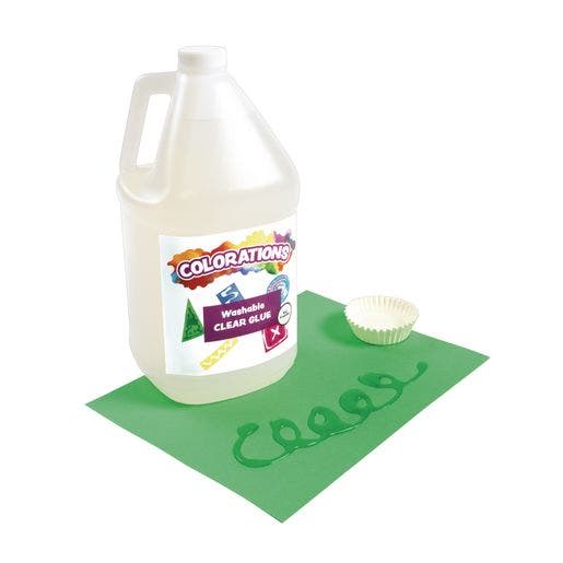 Colorations Washable Clear Glue Gallon - Image 5
