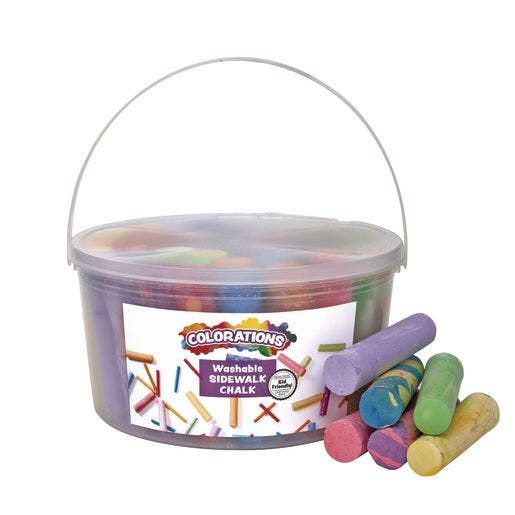 Colorations Washable Sidewalk Chalk 50 pc - Image 3