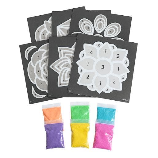 Colorations World of Art 6 Designs with Sand