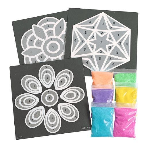 Colorations World of Art 6 Designs with Sand - Image 3