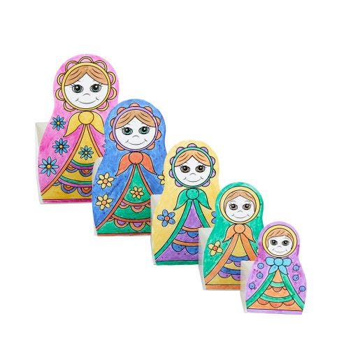 Colorations World Of Art Nesting Dolls - Image 5