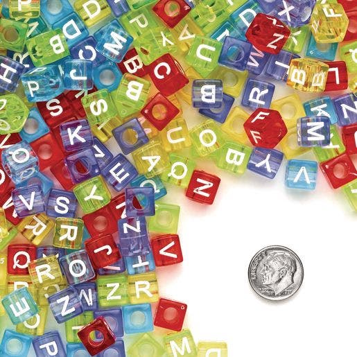 Colored Abc Beads 300 Pieces - Image 4
