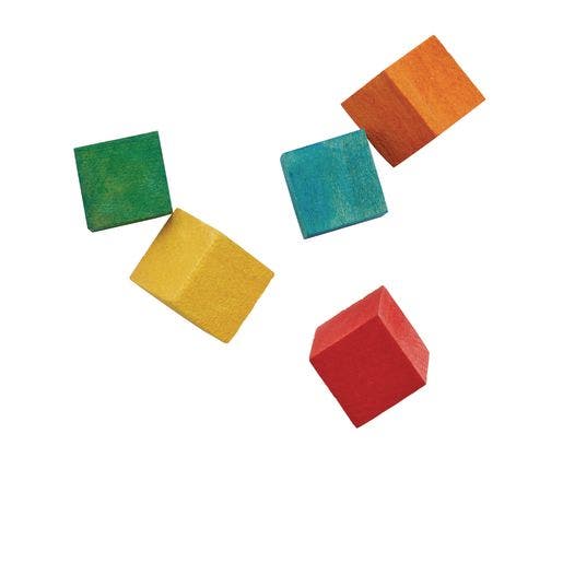 Colored Wood Cubes 196 pcs - Image 3