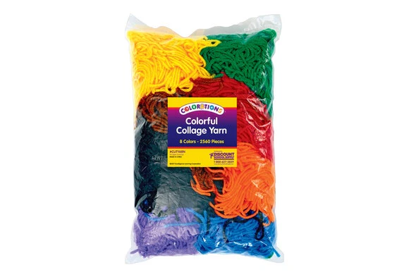 Colorful Collage Yarn 2560 Pieces - Image 4