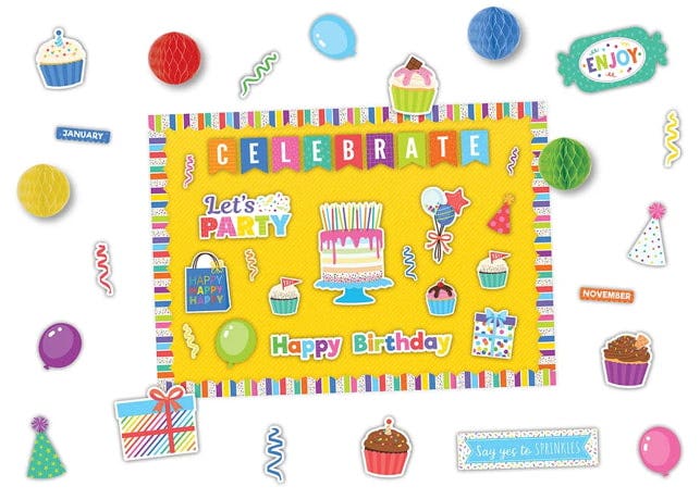 Colorful Happy Birthday Create & Decorate Quick Kit - Image 2