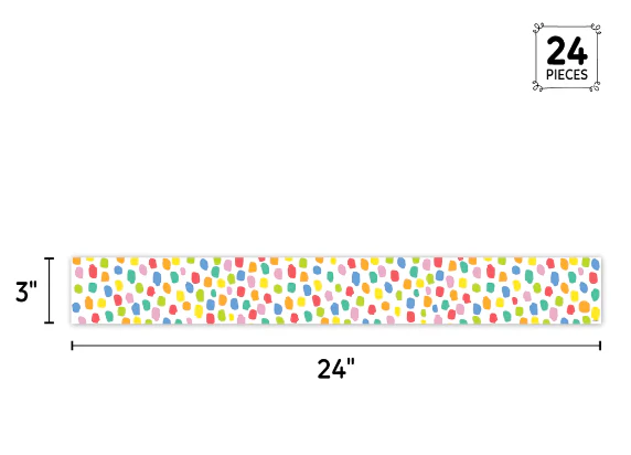 Colorful Messy Dots Ez Border - Image 2