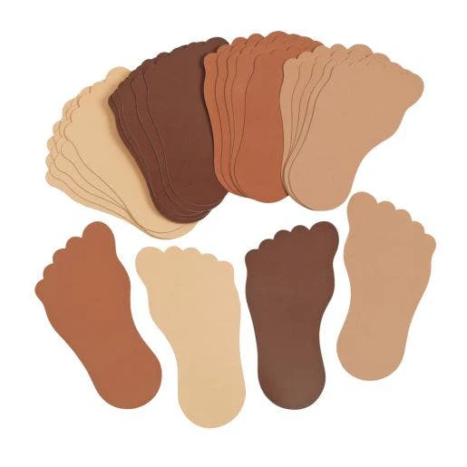 Colors Like Me Feet Set of 24 4 Colors