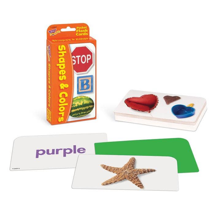 Colours And Shapes Pocket Flash Cards - Image 3