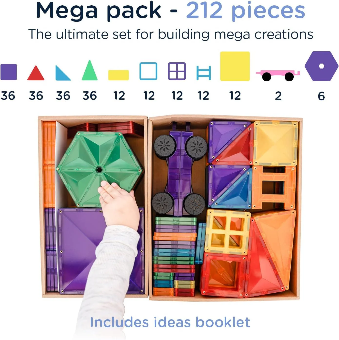 Connetix Rainbow Mega Pack 212 pc - Image 2