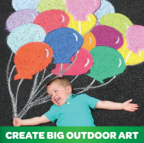 Crayola Sidewalk Chalk 64 ct - Image 2