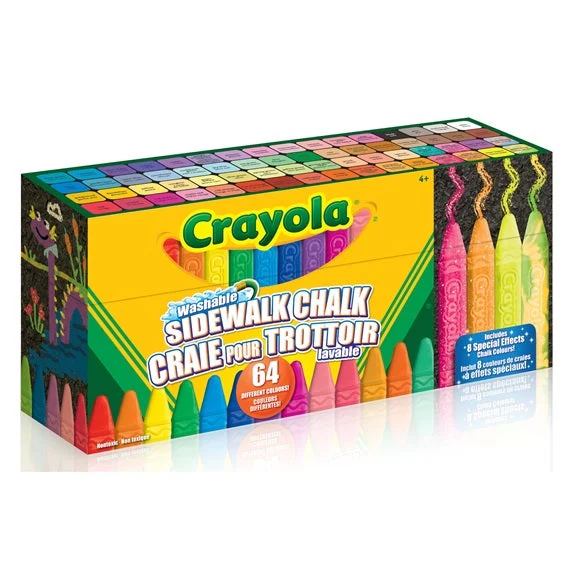 Crayola Sidewalk Chalk 64 ct - Image 3