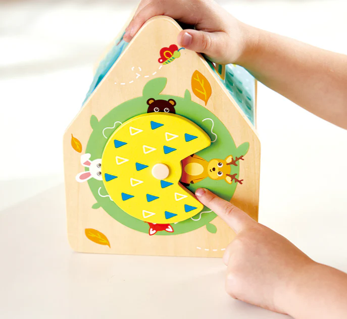 Critter House Shape Sorter by Hape - Image 4