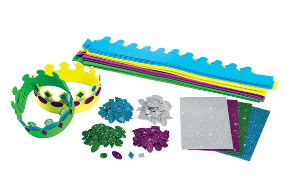 Dazzling Foam Crowns Kit For 16