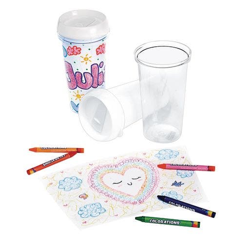 Decorate Your Own Travel Mugs Set of 12 - Image 3