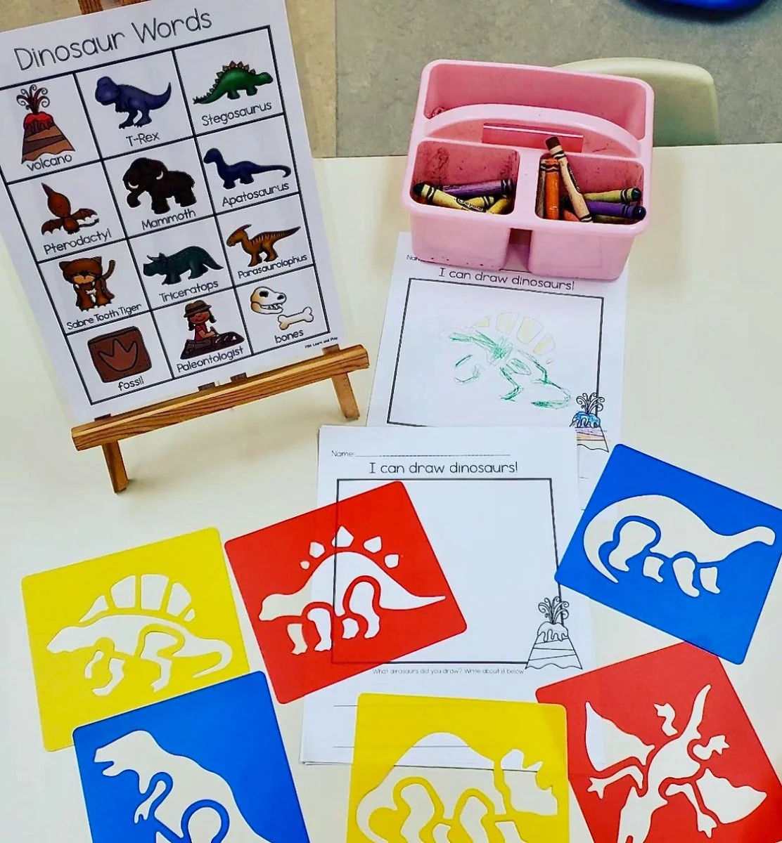 Dinosaurs Stencils Set Of 6 - Image 4