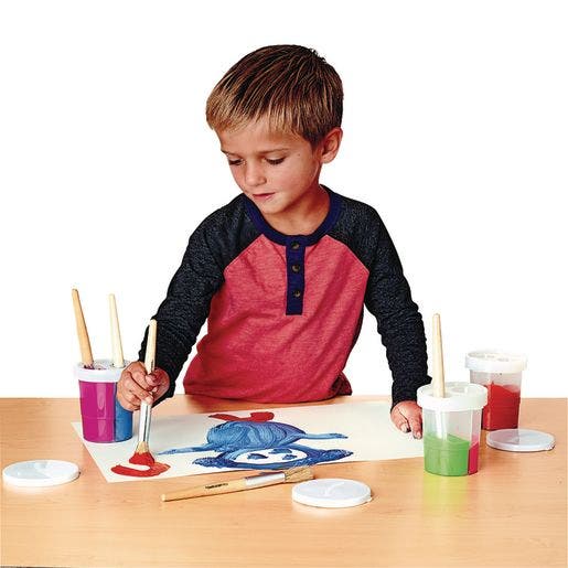 Double Dip Divided Paint Cups-Set Of 5 - Image 5