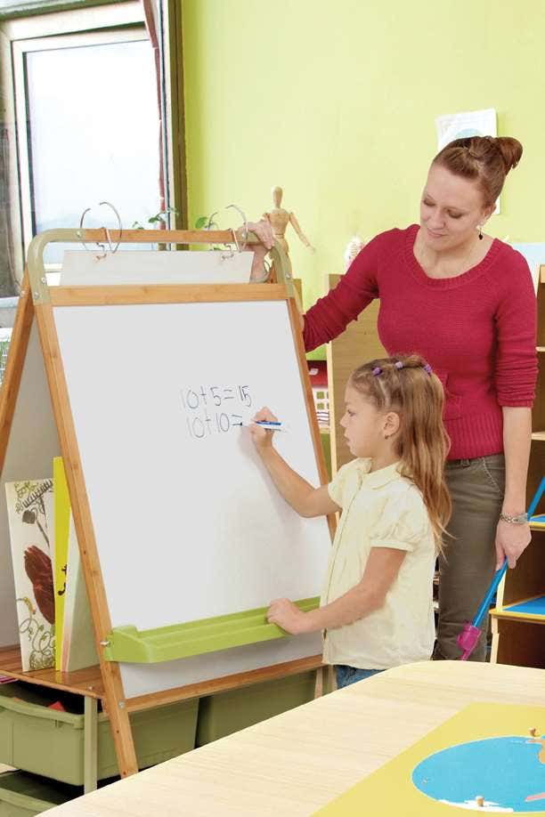 Double Sided Bamboo Teaching Easel - Image 9