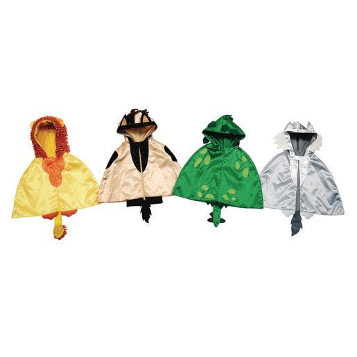 Environments Toddler Animal Capes with Hoods Set of 4 - Image 2