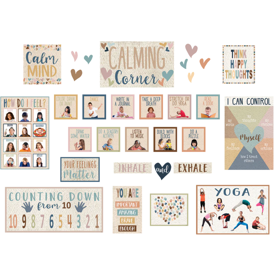 Everyone is Welcome Calming Corner Bulletin Board