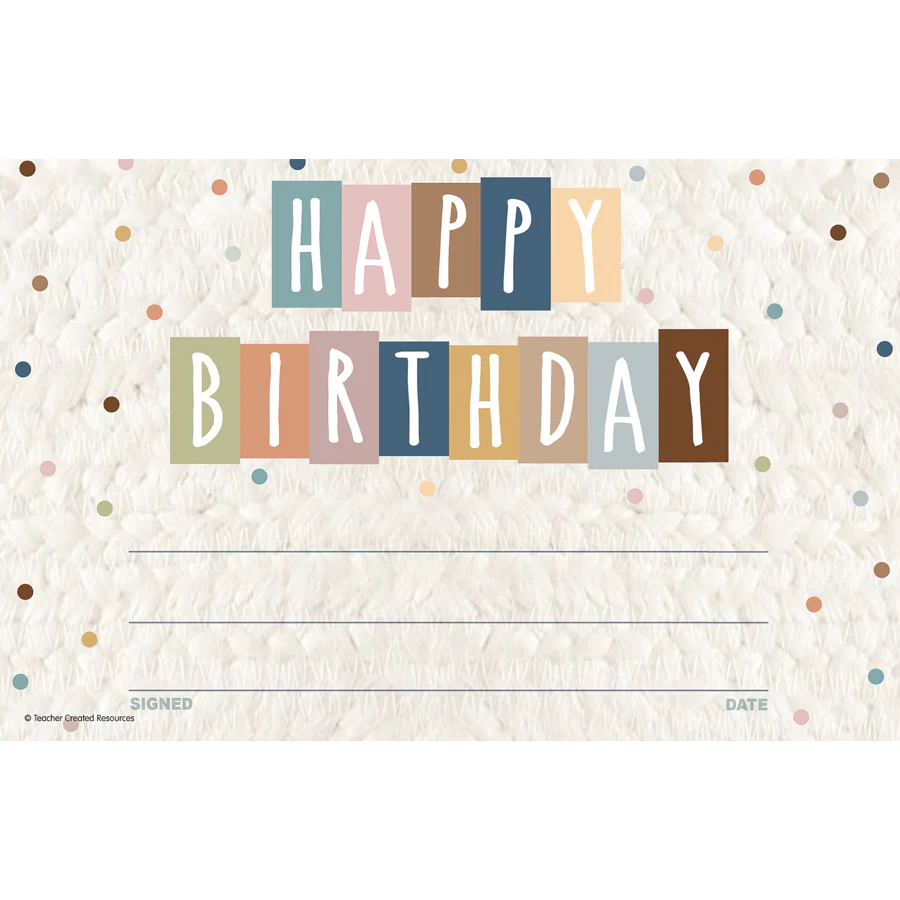 Everyone is Welcome Happy Birthday Awards